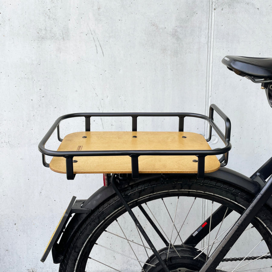Velokorb PACKI Eiche Holz Gepäckträger hinten